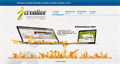 Desktop Screenshot of icreative.fr