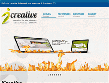 Tablet Screenshot of icreative.fr